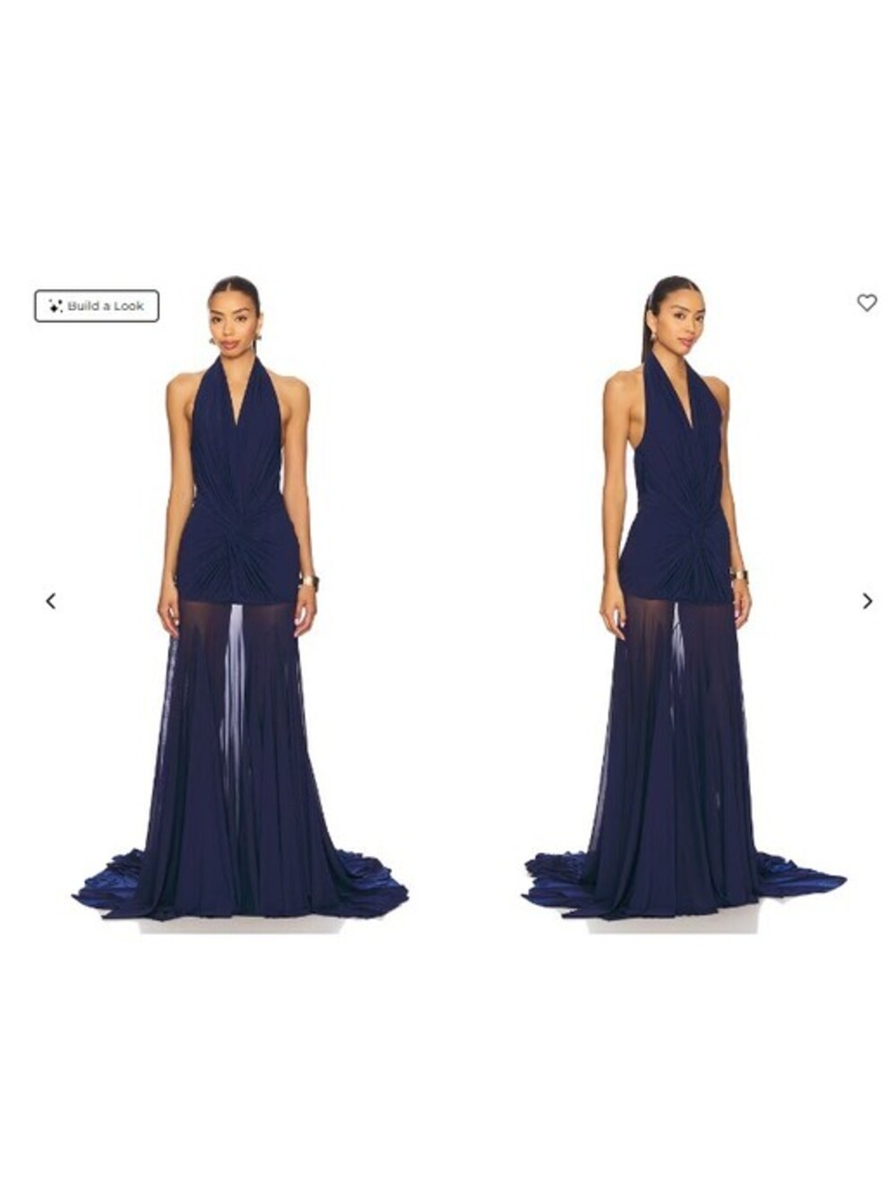 Deme by Gabriella Chloe Maxi Dress In Navy Blue